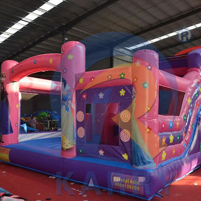 Directly Sell Pink Princess Inflatable Castle Jumping Bounce House for Kids' Amusement