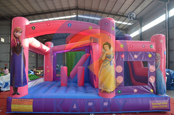 Directly Sell Pink Princess Inflatable Castle Jumping Bounce House for Kids' Amusement