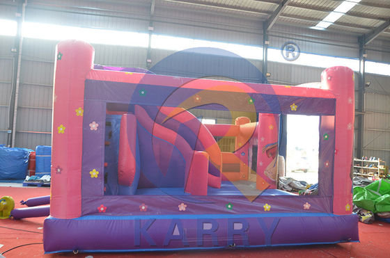 Princess Pink Inflatable Bounce Houses Slide Combo for Party Rental Express Shipping