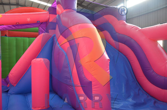 Princess Pink Inflatable Bounce Houses Slide Combo for Party Rental Express Shipping