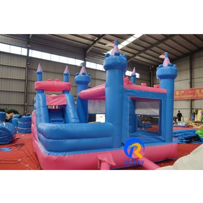 14 Years up Commercial Inflatable Frozen Bounce House with Slide Combo OEM Accepted