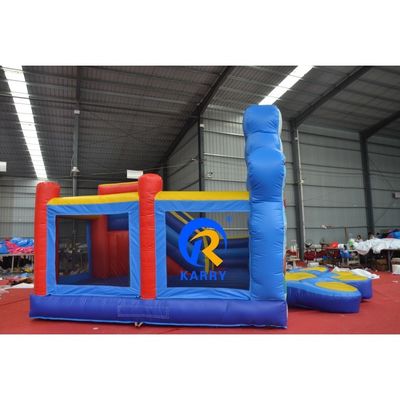 Kids Water Jumper Bouncer PORTABLE Robot Theme Inflatable Bounce House with Slide