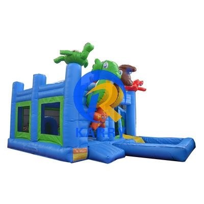 2024 16ft Jumping Inflatable Castle Slide Combo with Pool/Inflatable Bouncer Castle