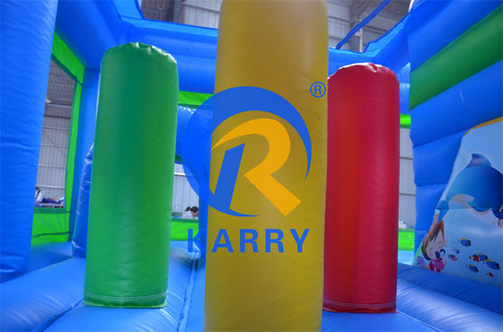 2024 16ft Jumping Inflatable Castle Slide Combo with Pool/Inflatable Bouncer Castle