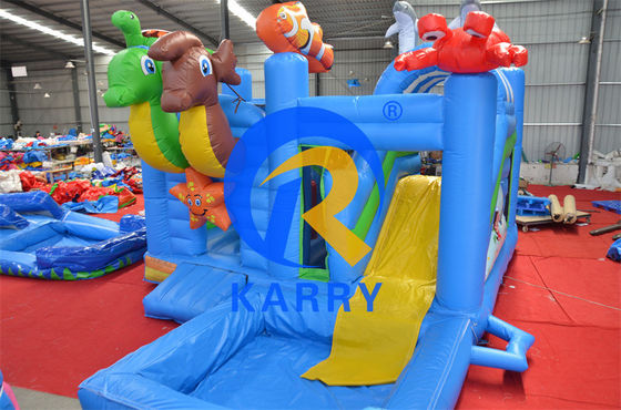 2024 16ft Jumping Inflatable Castle Slide Combo with Pool/Inflatable Bouncer Castle