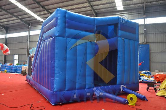 Custom Logo Accepted Inflatable Bounce House with Two Slides According to Your Needs