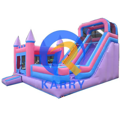 7x6x4.5m Outdoor Commercial Inflatable Bouncy Castle with Slide and Blower Included