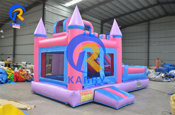 7x6x4.5m Outdoor Commercial Inflatable Bouncy Castle with Slide and Blower Included