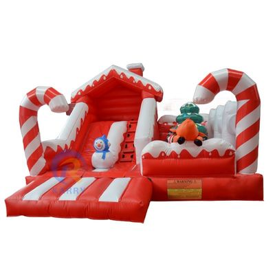 Customized Color Inflatable Christmas Jumping Bouncer House for Kids Performance