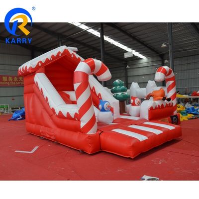 Customized Color Inflatable Christmas Jumping Bouncer House for Kids Performance