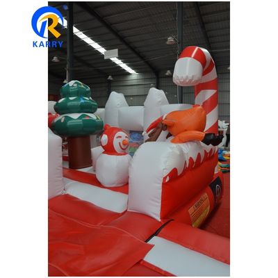 Customized Color Inflatable Christmas Jumping Bouncer House for Kids Performance
