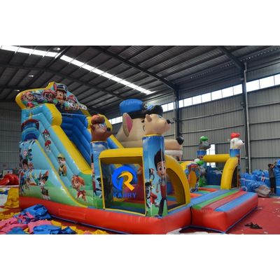 Customized Size Inflatable Bounce House for Indoor Cartoon Puppy Pow Patrol Theme