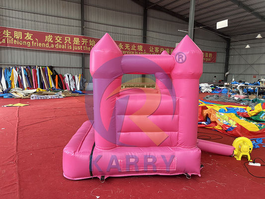 EN71/CE Certified White Commercial Inflatable Bouncy Castle with Slide and Ball Pool
