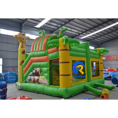 Customized Color Inflatable Castle Jumping Commercial Combo Slide and Bouncing Castle