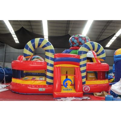 Commercial Inflatable Bouncer Indoor and Outdoor Entertainment with Delicious Candy Theme