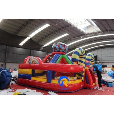 Commercial Inflatable Bouncer Indoor and Outdoor Entertainment with Delicious Candy Theme