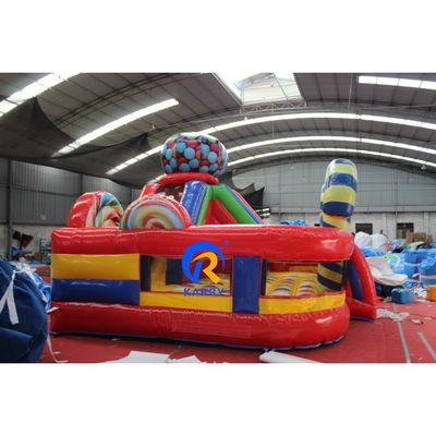Commercial Inflatable Bouncer Indoor and Outdoor Entertainment with Delicious Candy Theme