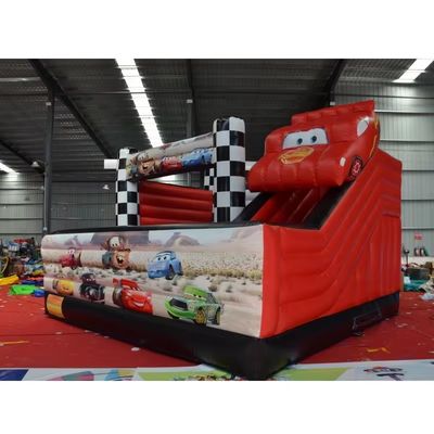 5*5m Red Racing Car Combo Castle Slide Inflatable Bouncy Bouncer Combo and Efficiency