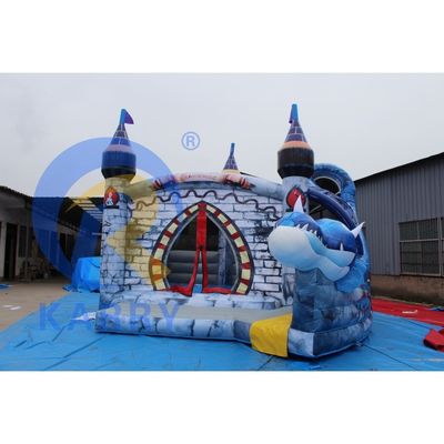 Accessories Repair Kits Included in Trend 3D Blue Dragon Inflatable Castle with Slide