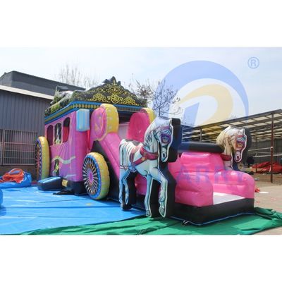 PORTABLE and Durable Inflatable Bouncy Castles Backyard Trampolines Jumping House