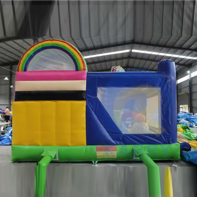 Unisex PVC Inflatable Bouncing Combo with Slide and Unicorn Castle Inflatable Bounce