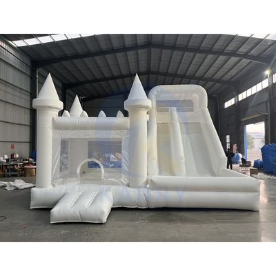 Kids Outdoor Playground Inflatable Bouncer White Inflatable Castle for Wedding Party