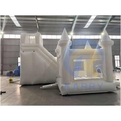 Kids Outdoor Playground Inflatable Bouncer White Inflatable Castle for Wedding Party