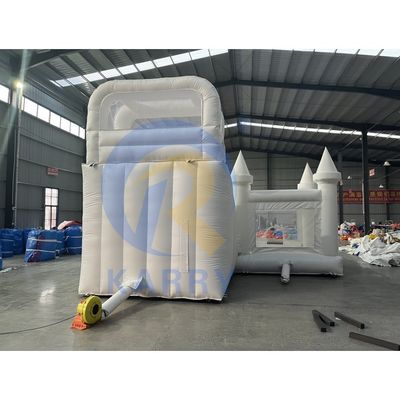 Kids Outdoor Playground Inflatable Bouncer White Inflatable Castle for Wedding Party