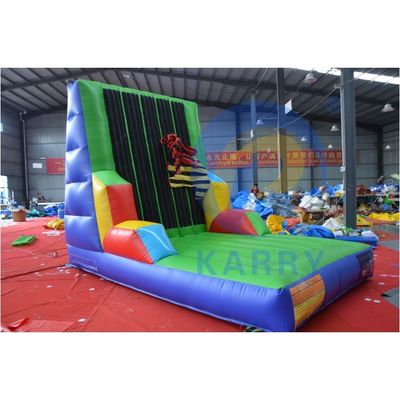 Commercial Adults PVC Inflatable Sticky Climbing Wall for Interactive Sports Games
