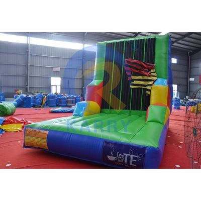 Commercial Adults PVC Inflatable Sticky Climbing Wall for Interactive Sports Games
