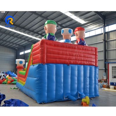 Low Rate Commercial Rental 2023 Design Mario Cartoon Bouncy Castle Inflatable Bouncer