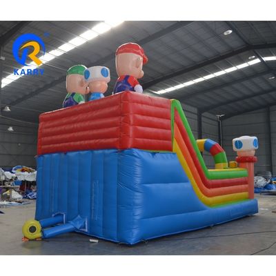 Low Rate Commercial Rental 2023 Design Mario Cartoon Bouncy Castle Inflatable Bouncer