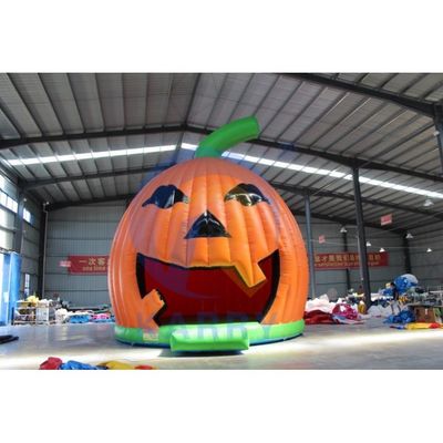 Outdoor Commercial Inflatable Pumpkin Castle Jumping Bounce House for Kids Playground