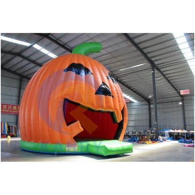 Outdoor Commercial Inflatable Pumpkin Castle Jumping Bounce House for Kids Playground