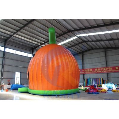 Outdoor Commercial Inflatable Pumpkin Castle Jumping Bounce House for Kids Playground