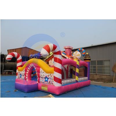 Express Shipping Sweet Candy Sugar Shack Inflatable Bounce House for Kids Playground