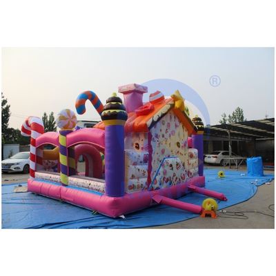 Express Shipping Sweet Candy Sugar Shack Inflatable Bounce House for Kids Playground