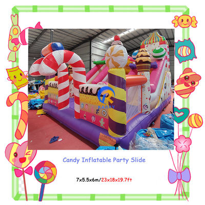 Express Shipping Sweet Candy Sugar Shack Inflatable Bounce House for Kids Playground