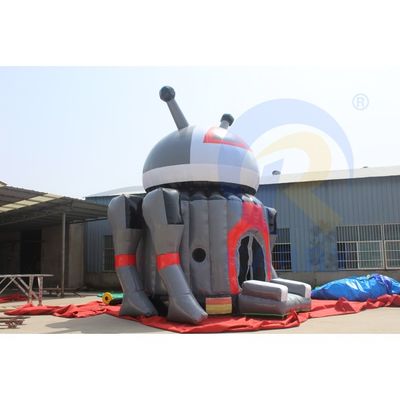 PORTABLE Popular Cartoon Inflatable Roboter bouncer house for kids Accepted OEM