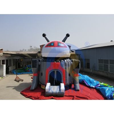 PORTABLE Popular Cartoon Inflatable Roboter bouncer house for kids Accepted OEM