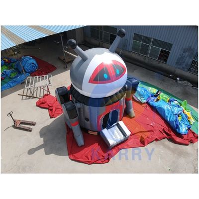 PORTABLE Popular Cartoon Inflatable Roboter bouncer house for kids Accepted OEM