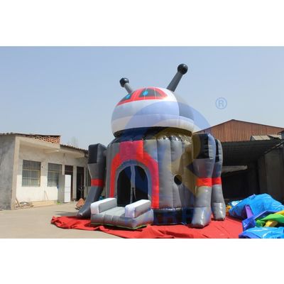 PORTABLE Popular Cartoon Inflatable Roboter bouncer house for kids Accepted OEM