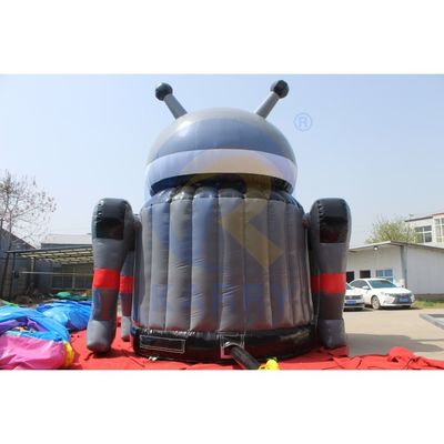 PORTABLE Popular Cartoon Inflatable Roboter bouncer house for kids Accepted OEM