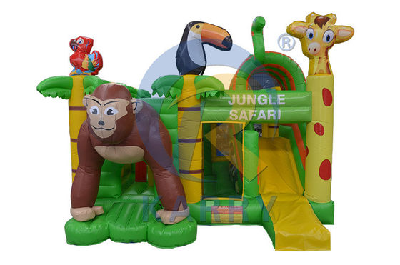 Portable Inflatable Bounce House With Slide Air Jumping Castles Waterslide Small Bouncer