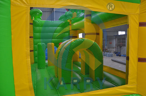 Portable Inflatable Bounce House With Slide Air Jumping Castles Waterslide Small Bouncer