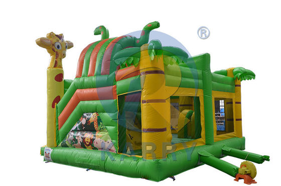 Portable Inflatable Bounce House With Slide Air Jumping Castles Waterslide Small Bouncer