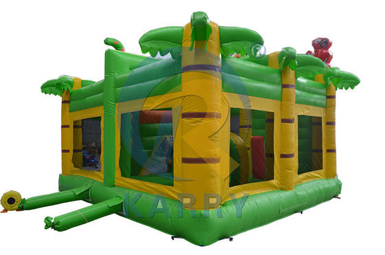 Portable Inflatable Bounce House With Slide Air Jumping Castles Waterslide Small Bouncer