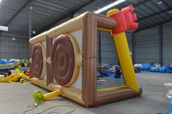 Outdoor Entertainment Mechanical Sports Interactive Toy Inflatable Shooting Gallery