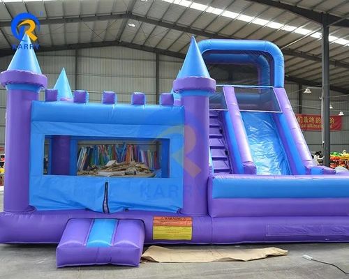 Custom Party Set Castle Inflatable Moon Bounce House Water Slide Combo Unisex Gender