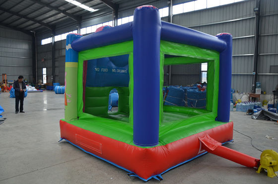 Unisex Hot Pink Cartoon Pig Bouncy Castle with Slide and Customized Sea PVC Adventure